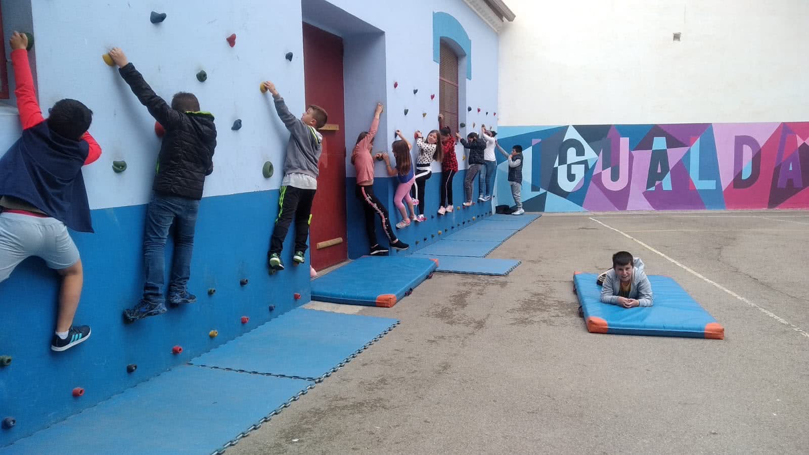 Rocódromos en pared