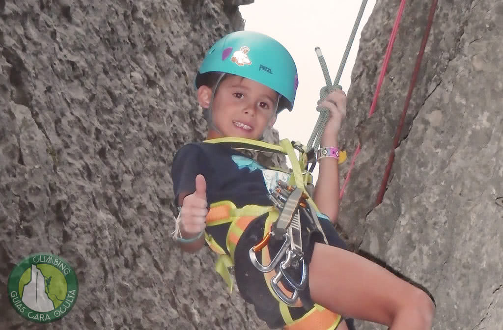 Escalada en familia